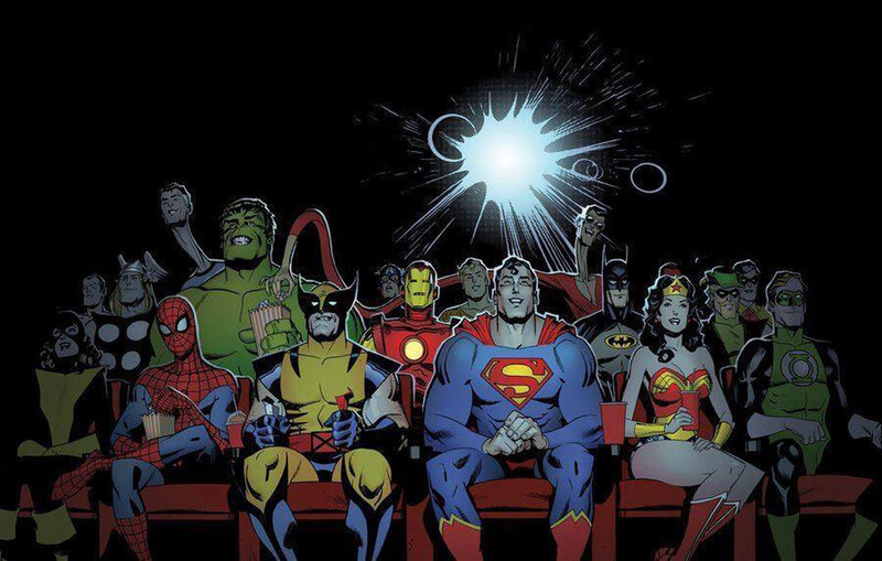 Superheroes in a Theater