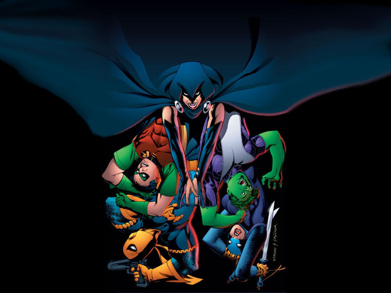 Superheroes in Action — Black