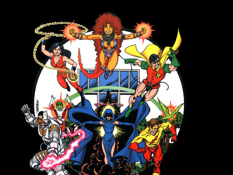 Superheroes in Action — Blue, Dynamic