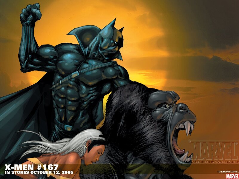 Superheroes in Action — Orange, Dramatic, Sunset, Comic