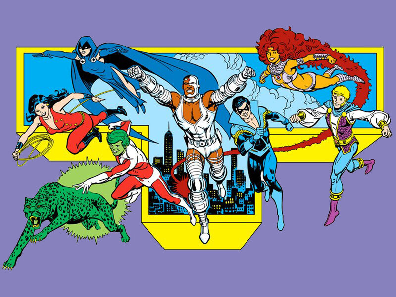 Superheroes in Action — Purple
