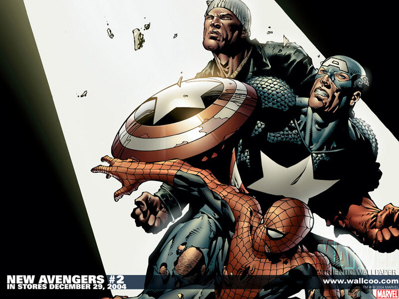 Superheroes in Action — Red, Dramatic, Comic, Shield