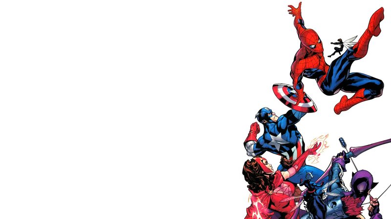 Superheroes in Action — Red, Dynamic, Comic, Spider-man