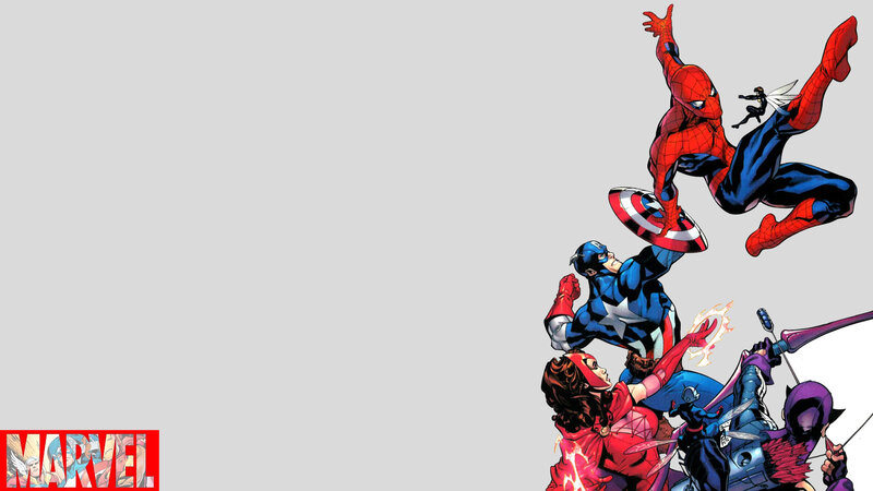 Superheroes in Action — Red, Dynamic, Comic