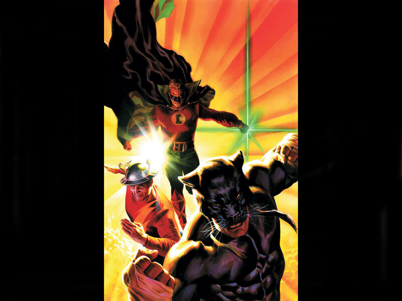 Superheroes in Action — Yellow