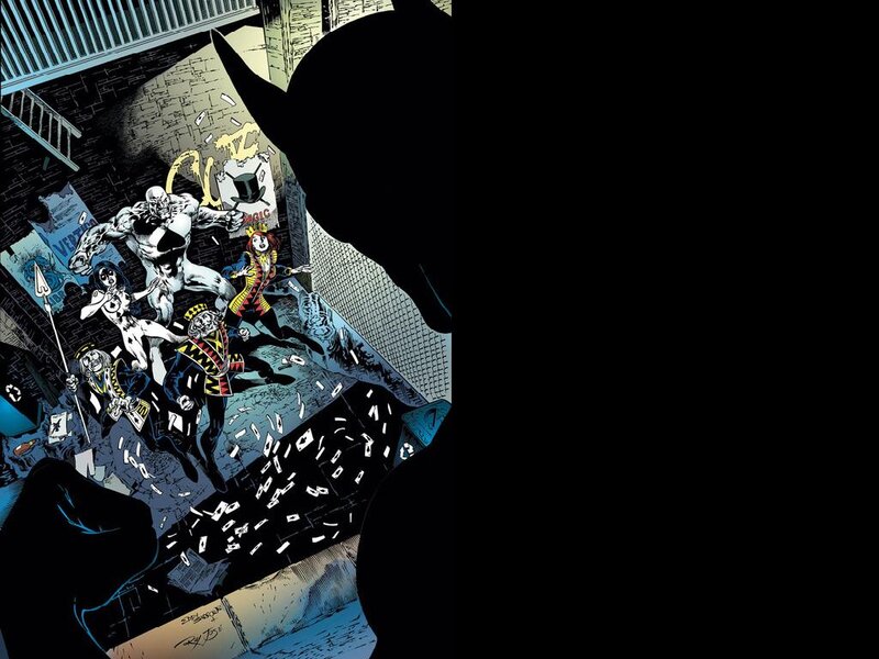 Superheroes in Alley