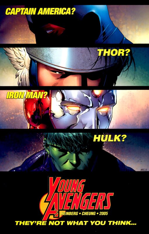 Superheroes in Comic Panels — Black, Dramatic