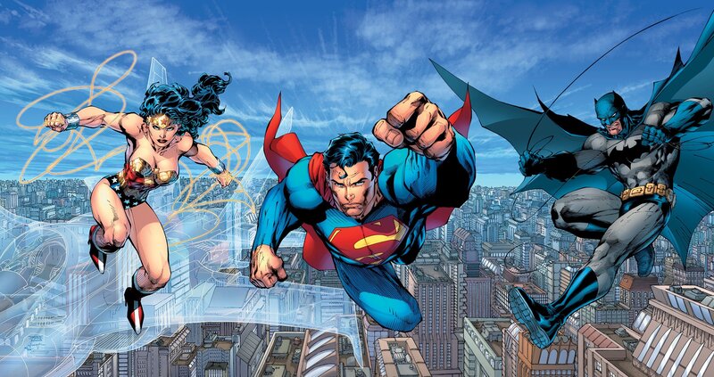 Superheroes in flight