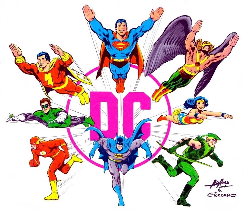 Superheroes in Flight — Pink