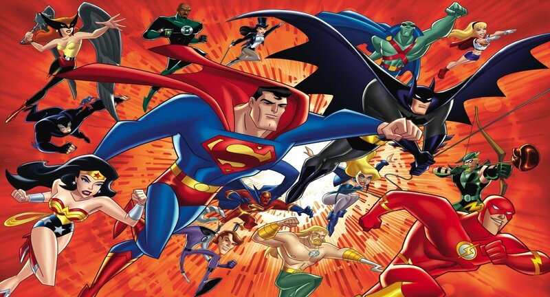 Superheroes in Flight — Red, Dynamic