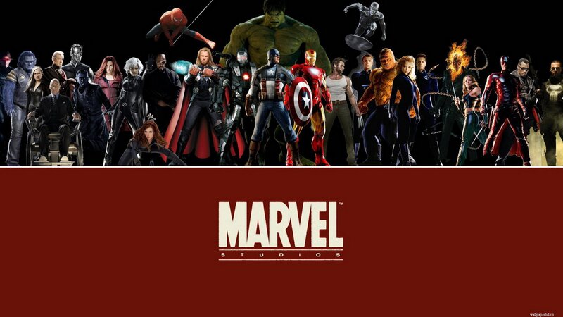 Superheroes in Group — Black