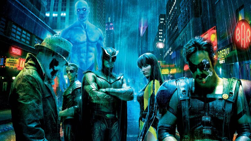 Superheroes in Rain — Blue