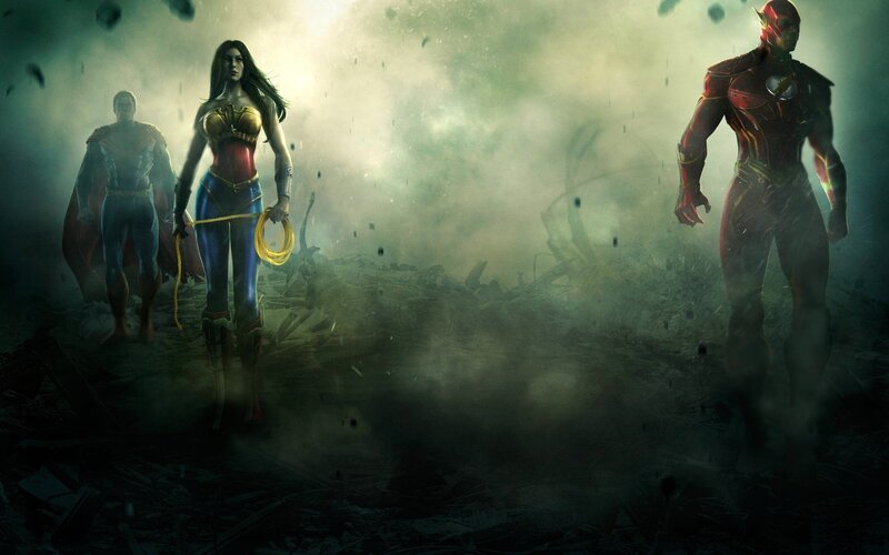 Superheroes in Rubble — Green