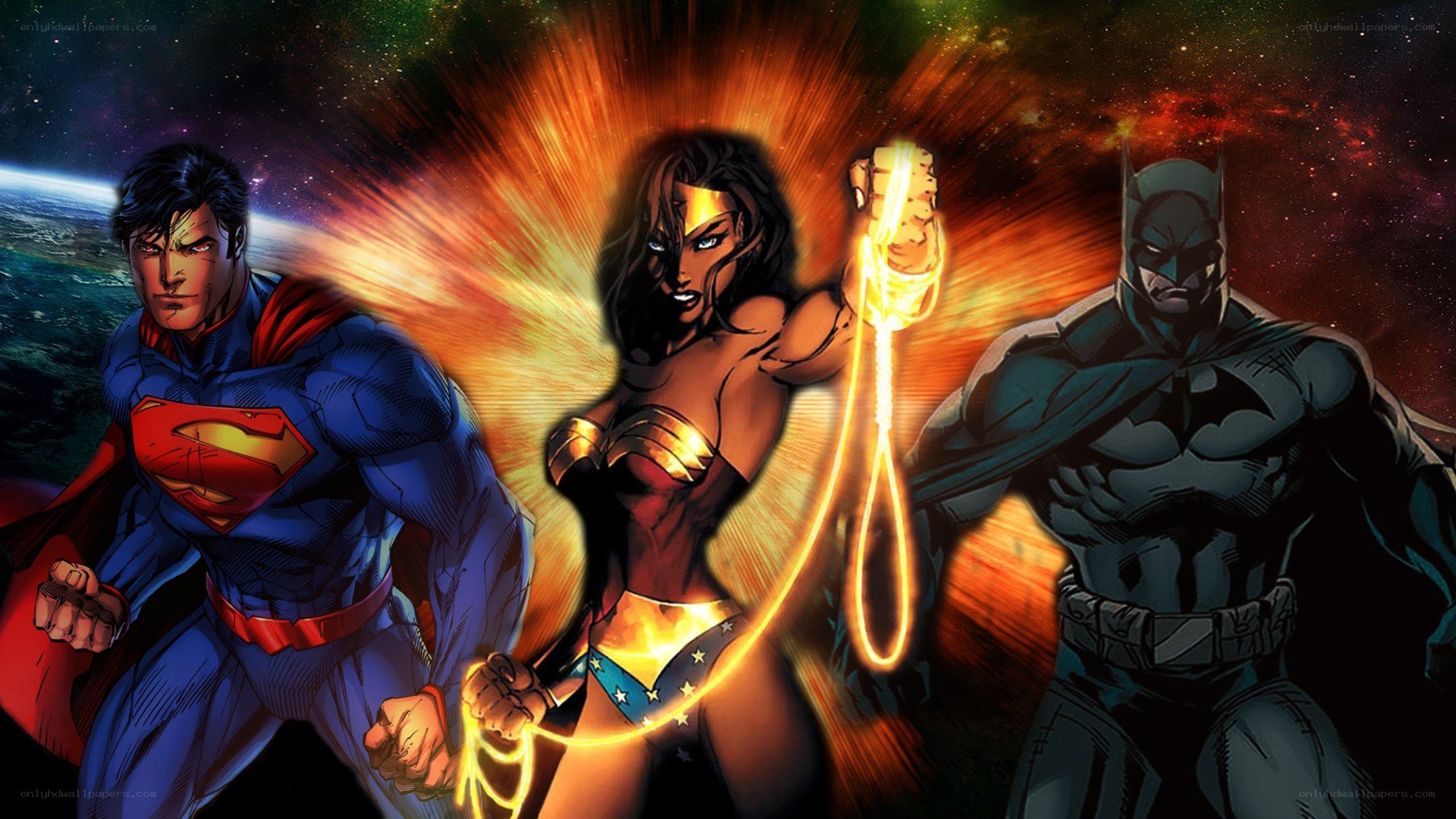 Superheroes in space