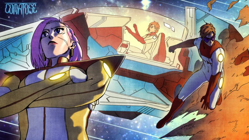 Superheroes in Space — Purple
