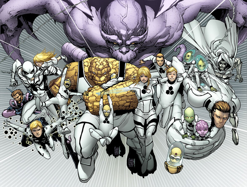 Superheroes in White Suits