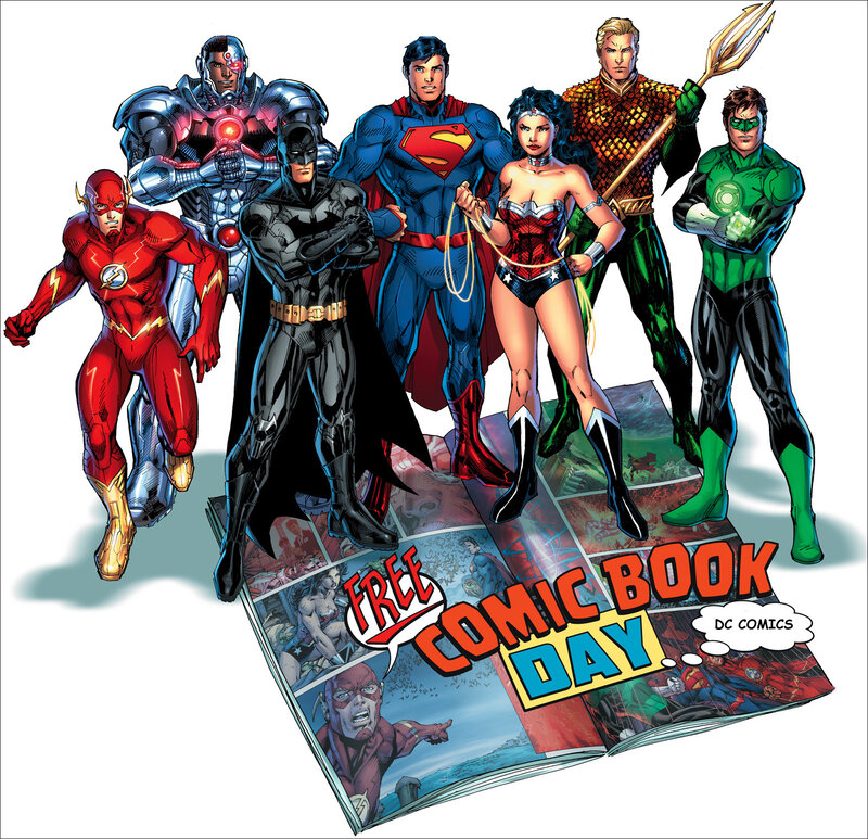 Superheroes on Comic Book