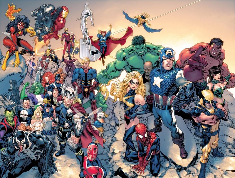 Superheroes on Rocky Terrain — Blue