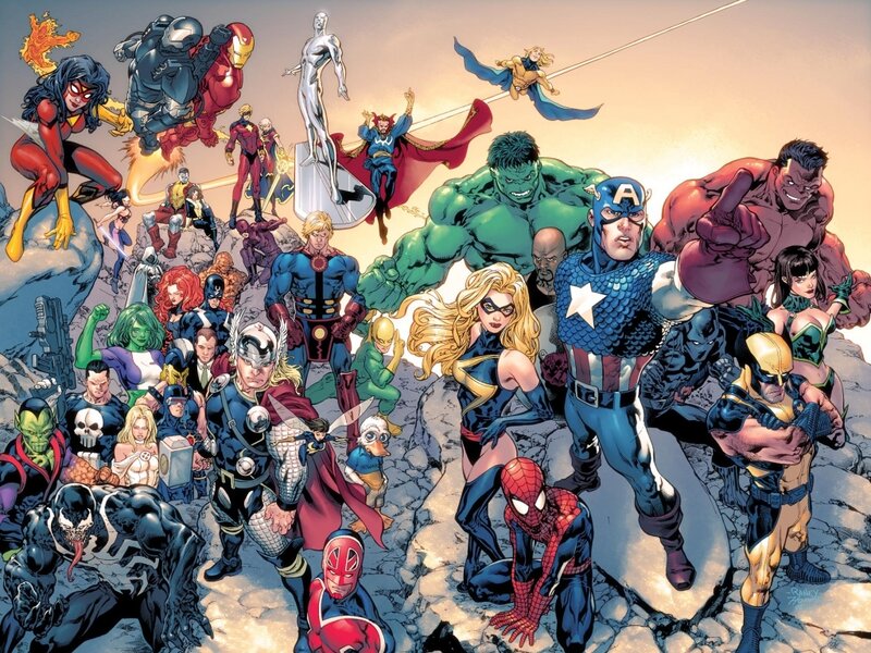 Superheroes on Rocky Terrain