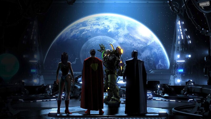 Superheroes on Spaceship