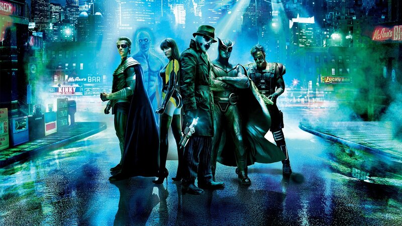 Superheroes on Street