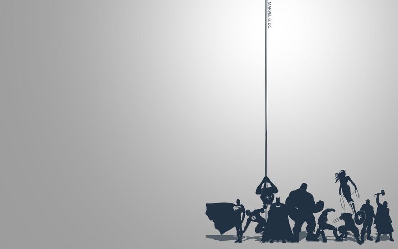 Superheroes Silhouettes