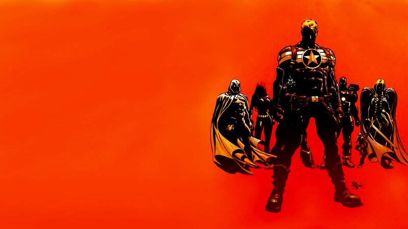Superheroes Standing