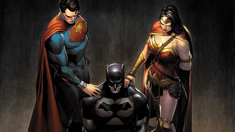 Superheroes Standing Together — Black, Dramatic, Comic, Comic Book Art