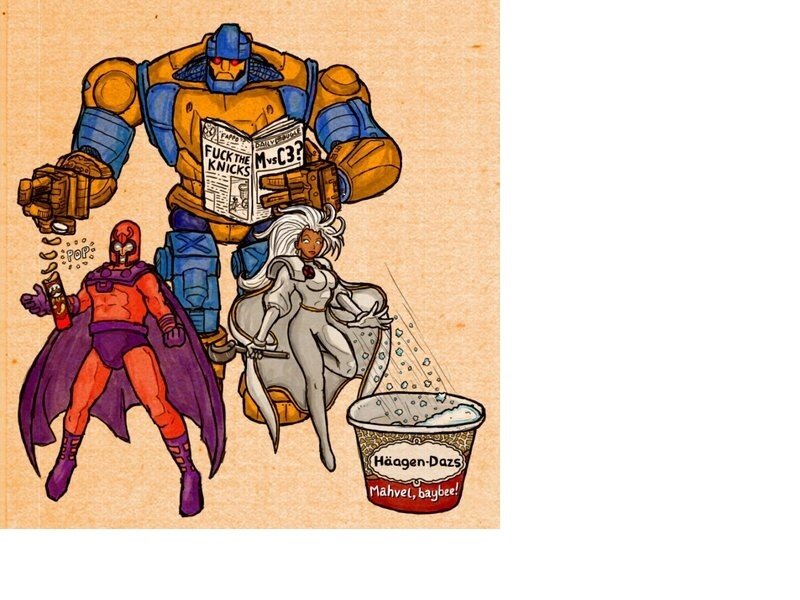 Superheroes with Ice Cream