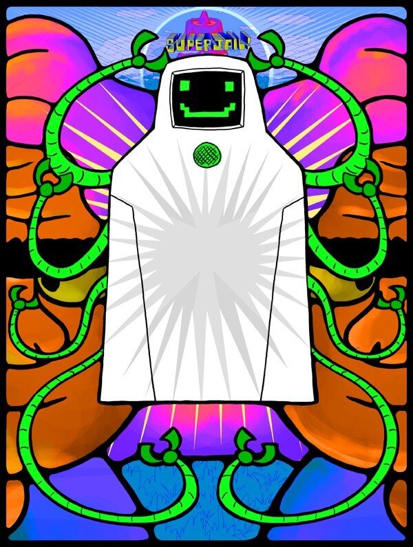 SuperJail! character art