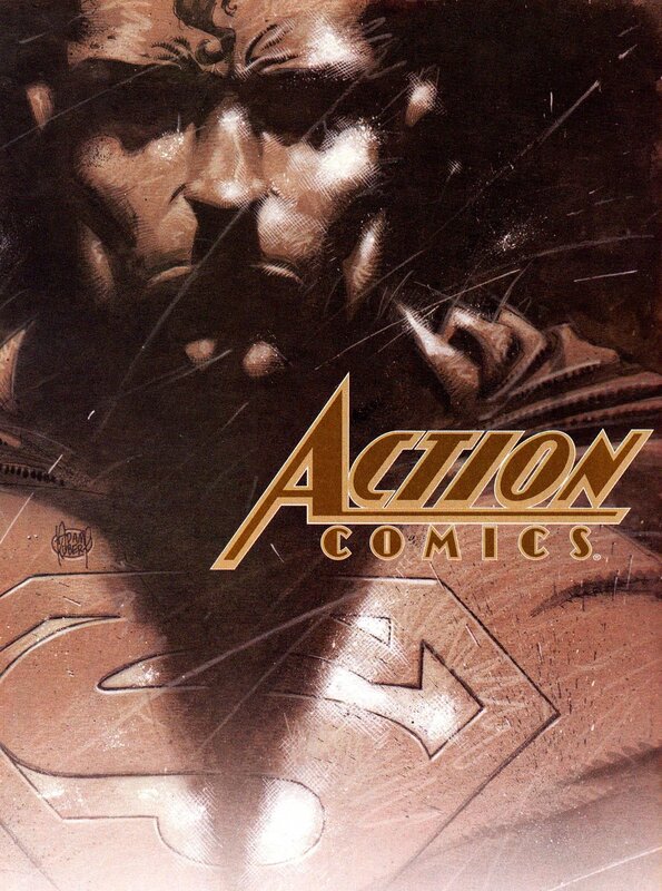 Superman action comics cover