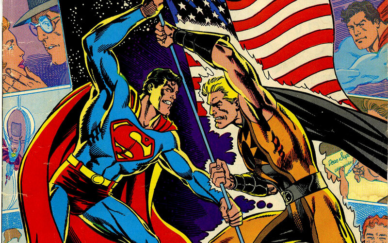 Superman and a Hero