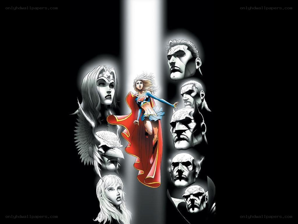 Superman and allies artwork