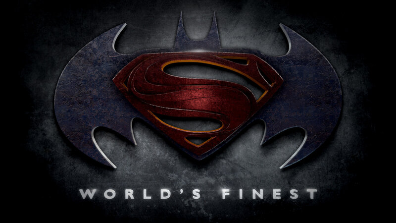 Superman and Batman Logo — Black