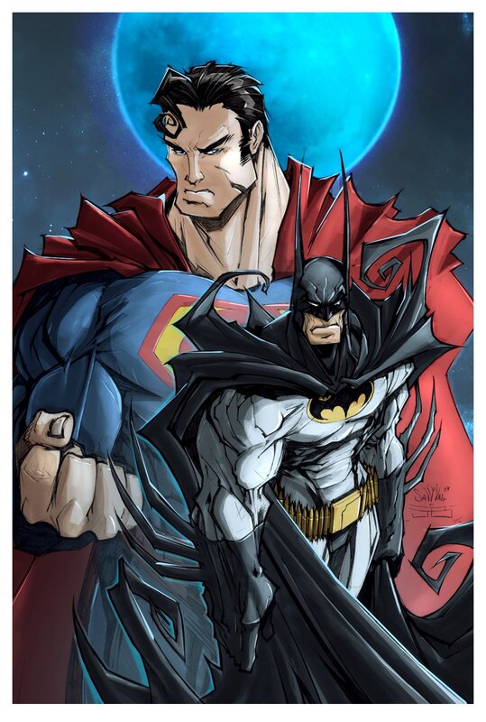 Superman and Batman stand together