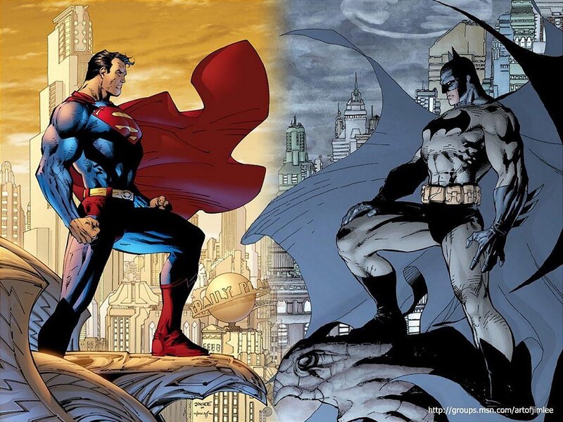 Superman and Batman stand together