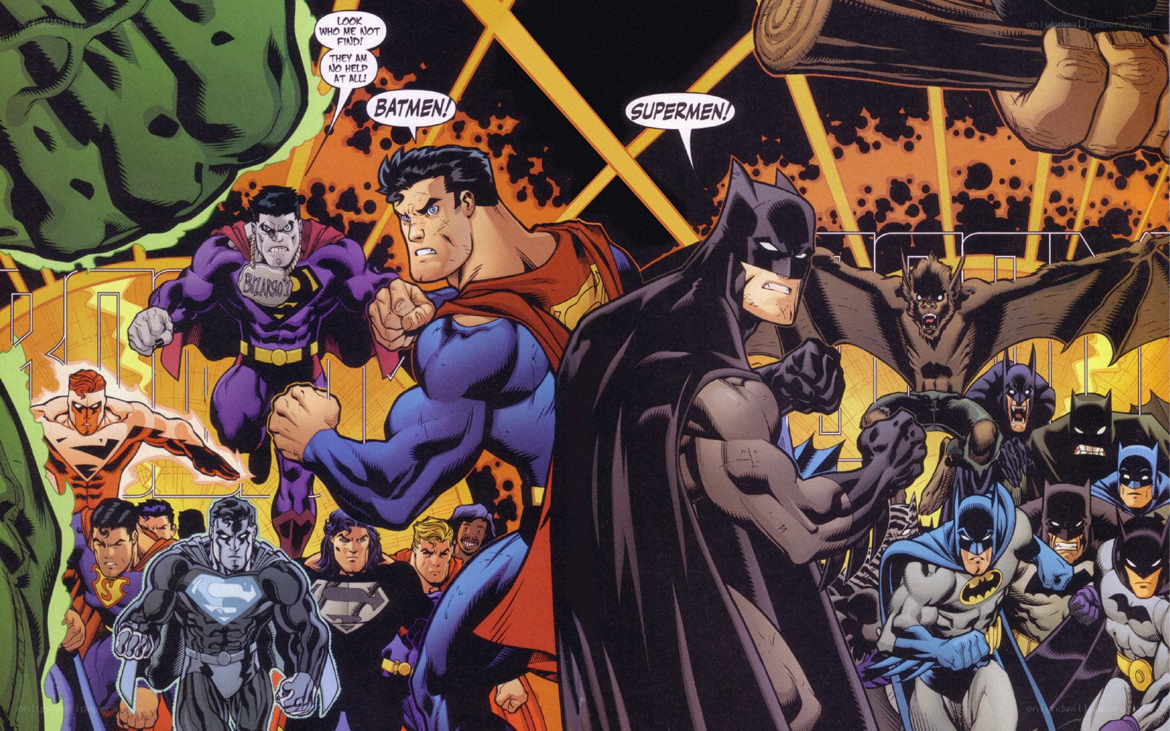 Superman and Batman team up