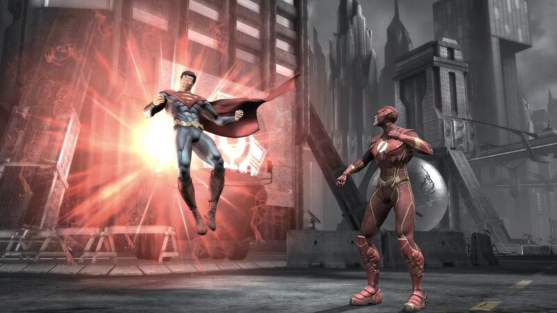 Superman and Flash — Red