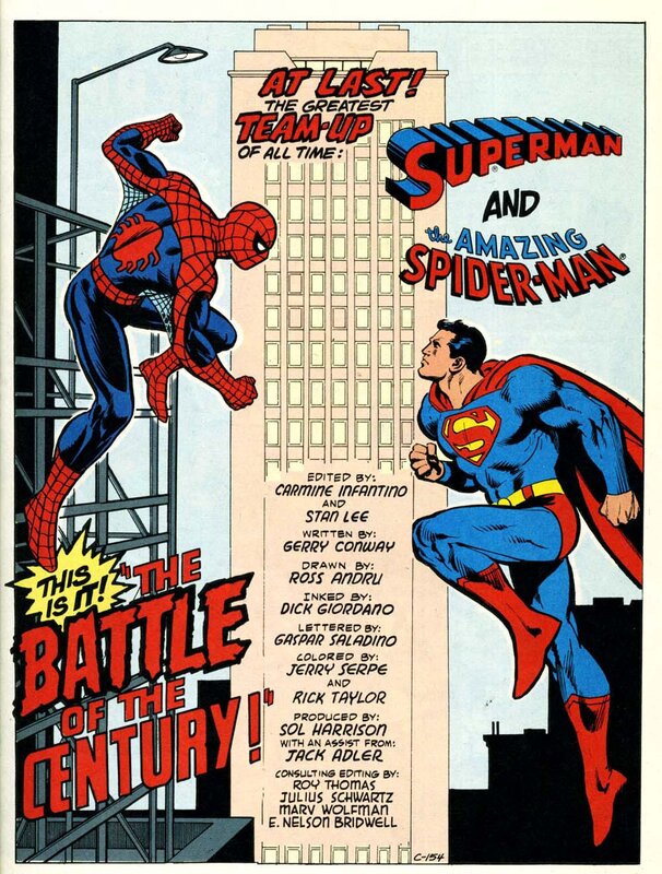 Superman and Spider-Man team-up