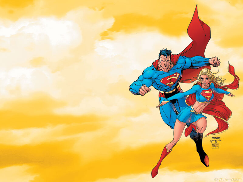 Superman and Supergirl — Yellow