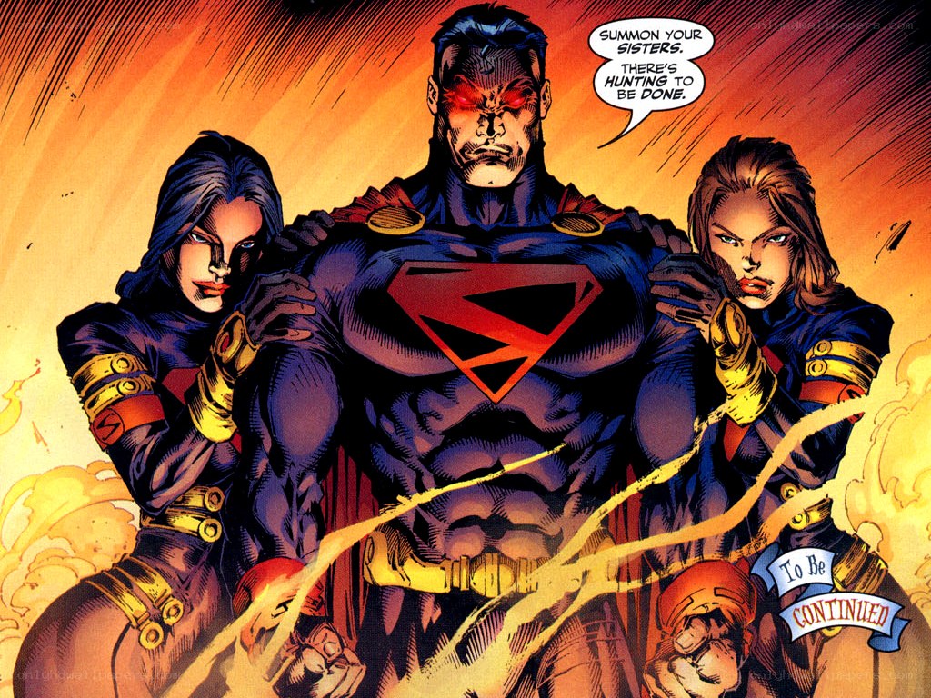 Superman and the sisters
