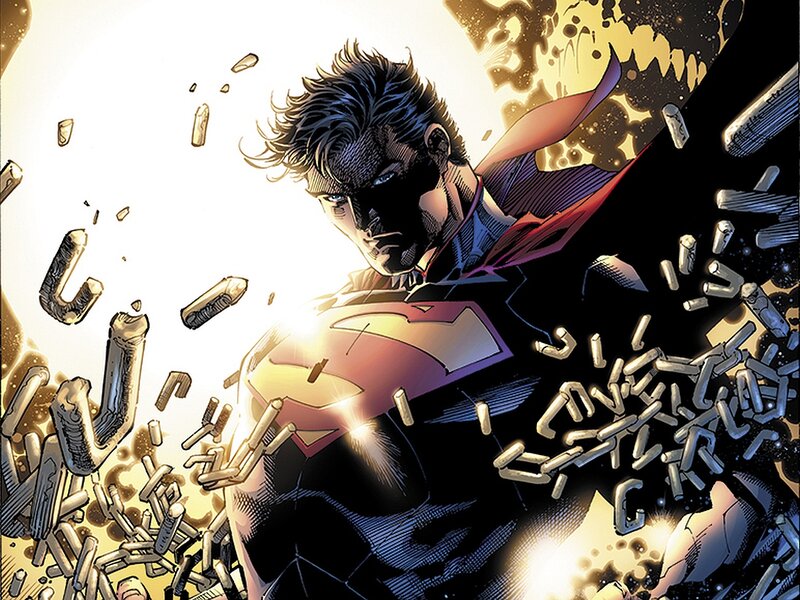 Superman Breaking Chains — Black
