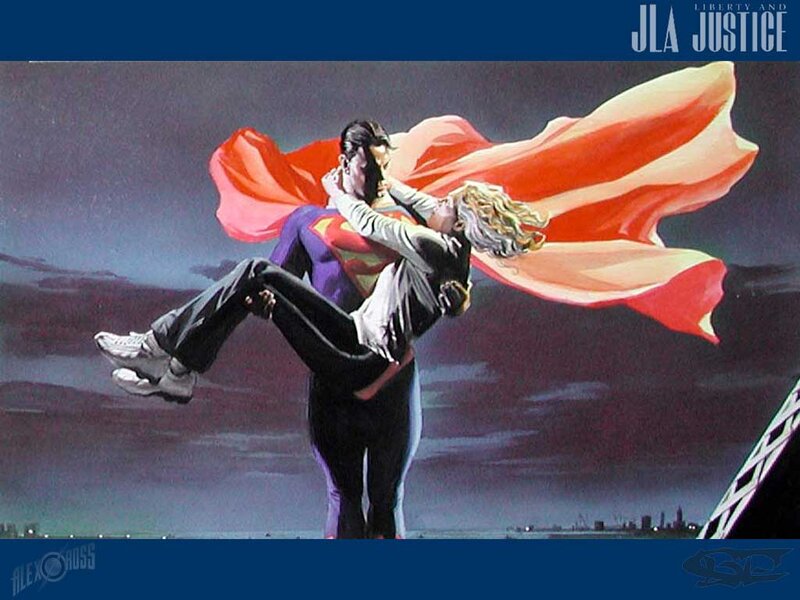 Superman Carrying Woman