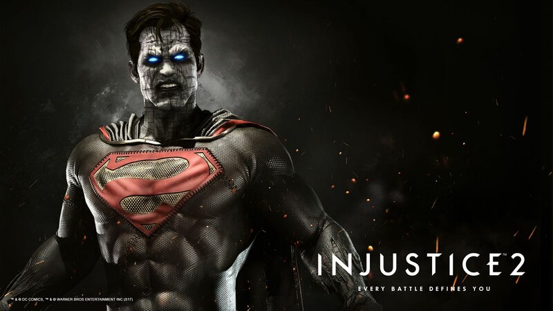 Superman Character — Black, Dramatic, Digital Art
