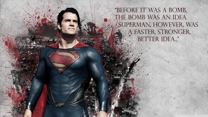 Superman Character — Blue, Dramatic, Night
