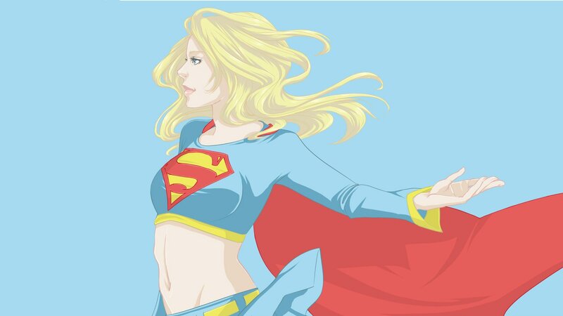 Superman Character — Blue, Dynamic