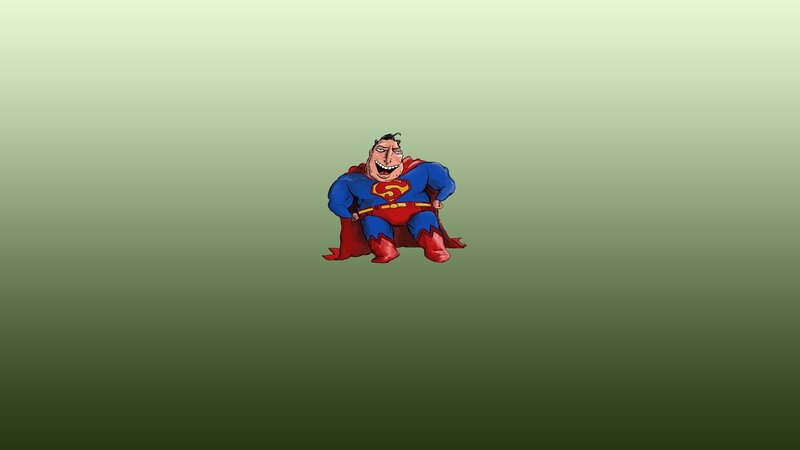 Superman Character — Green