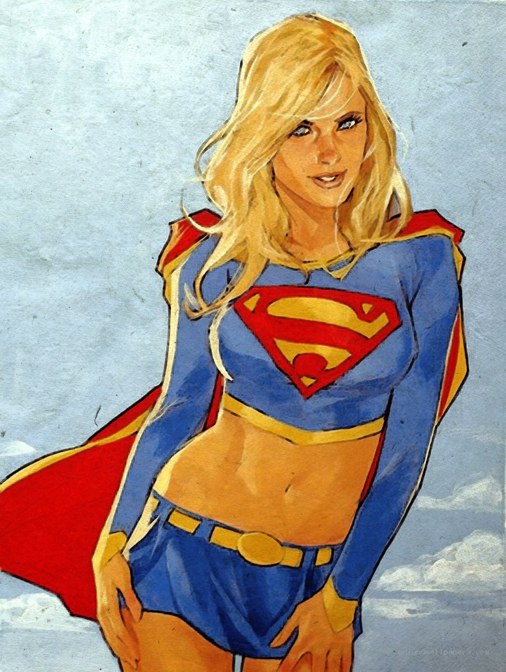 Superman character illustration