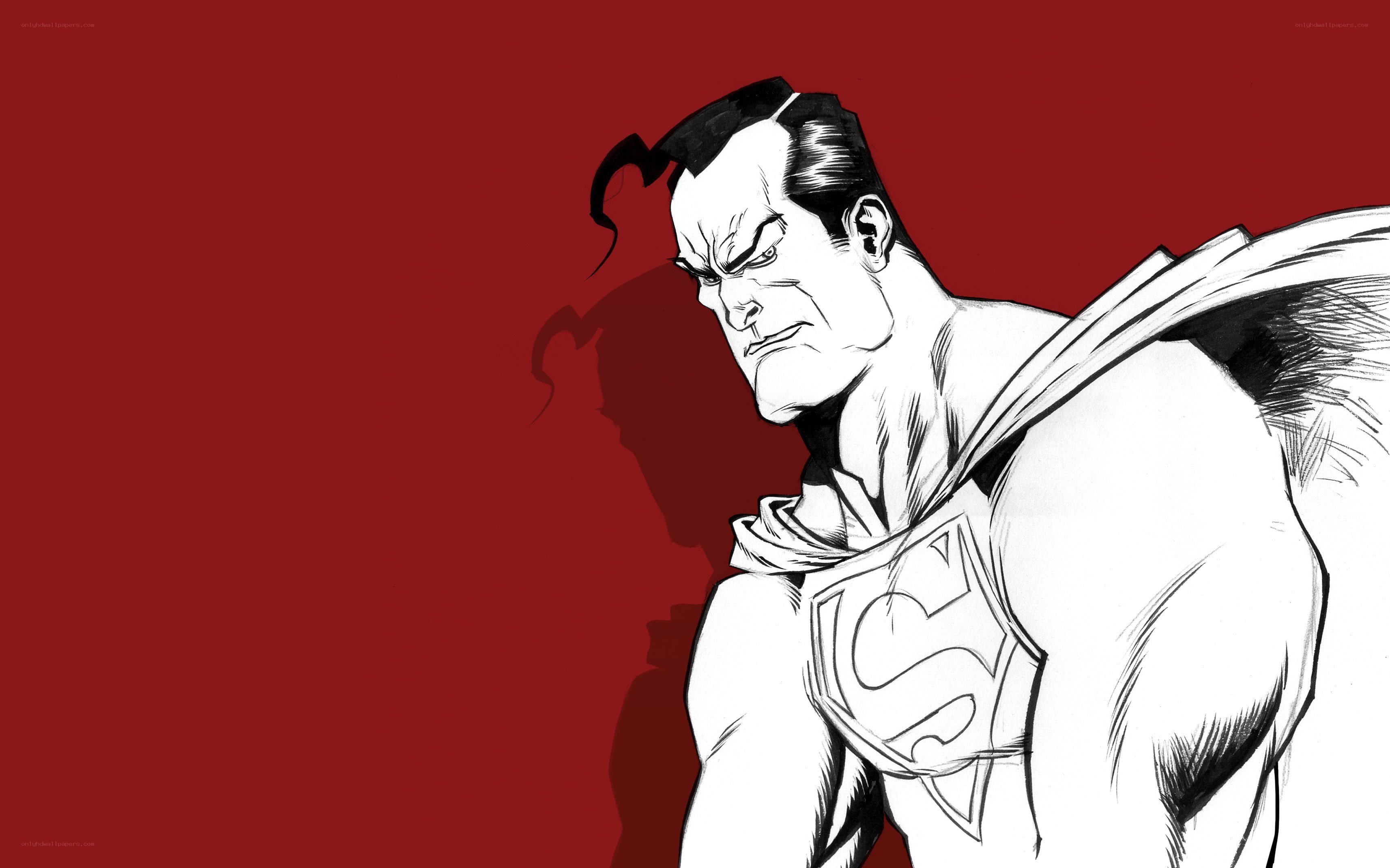 Superman character illustration