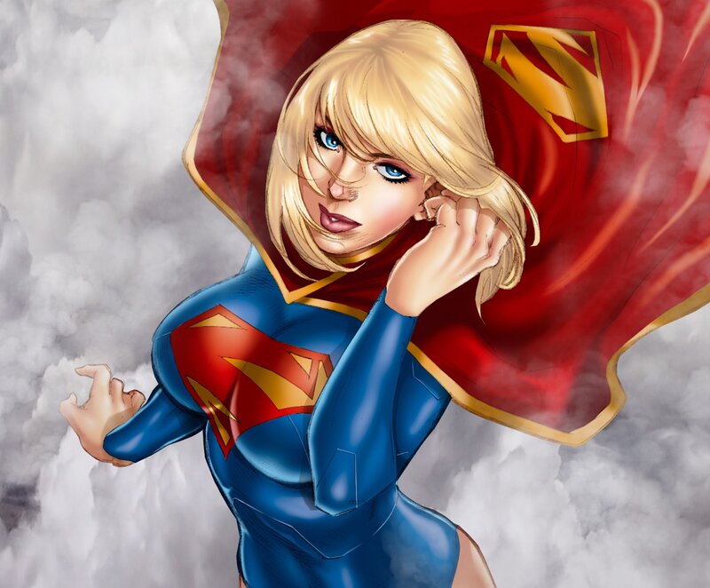 Superman Character in Costume — Blue, Dramatic